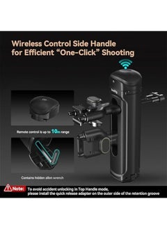 SMALLRIG Single Handheld Phone Cage Kit for iPhone 15 Pro, Mobile Video Rig Cage Kit with Wireless Quick Release Handle for Video Recording/YouTube/Live Streaming/Vlog - 4398  - Image 4