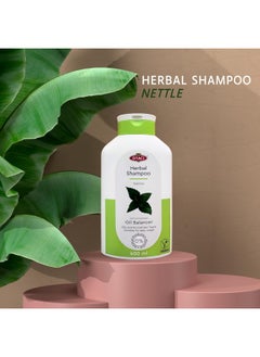 OTACI OTACI Oil Balancing Herbal Shampoo with Nettle, Everyday Use For Oily and Normal Hair, Deep Cleansing Oil-Control Shampoo, No Paraben, No Silicon, No Alcohol Vegan and Cruelty-Free Shampoo 13.5 Fl Oz  - Image 3