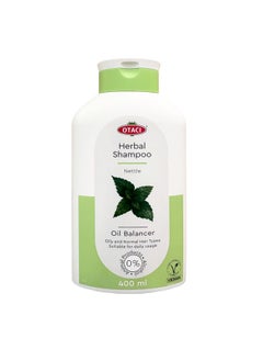 OTACI OTACI Oil Balancing Herbal Shampoo with Nettle, Everyday Use For Oily and Normal Hair, Deep Cleansing Oil-Control Shampoo, No Paraben, No Silicon, No Alcohol Vegan and Cruelty-Free Shampoo 13.5 Fl Oz  - Image 1
