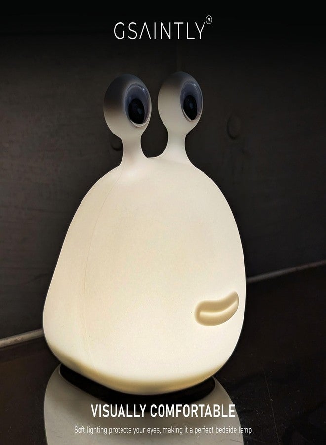 GSAINTLY® Slug Shaped Silicone Night Light for Kids Bedroom, Night Lamp for Kids Bedroom, Birthday Gift, Cute Toys for Kids - Image 2