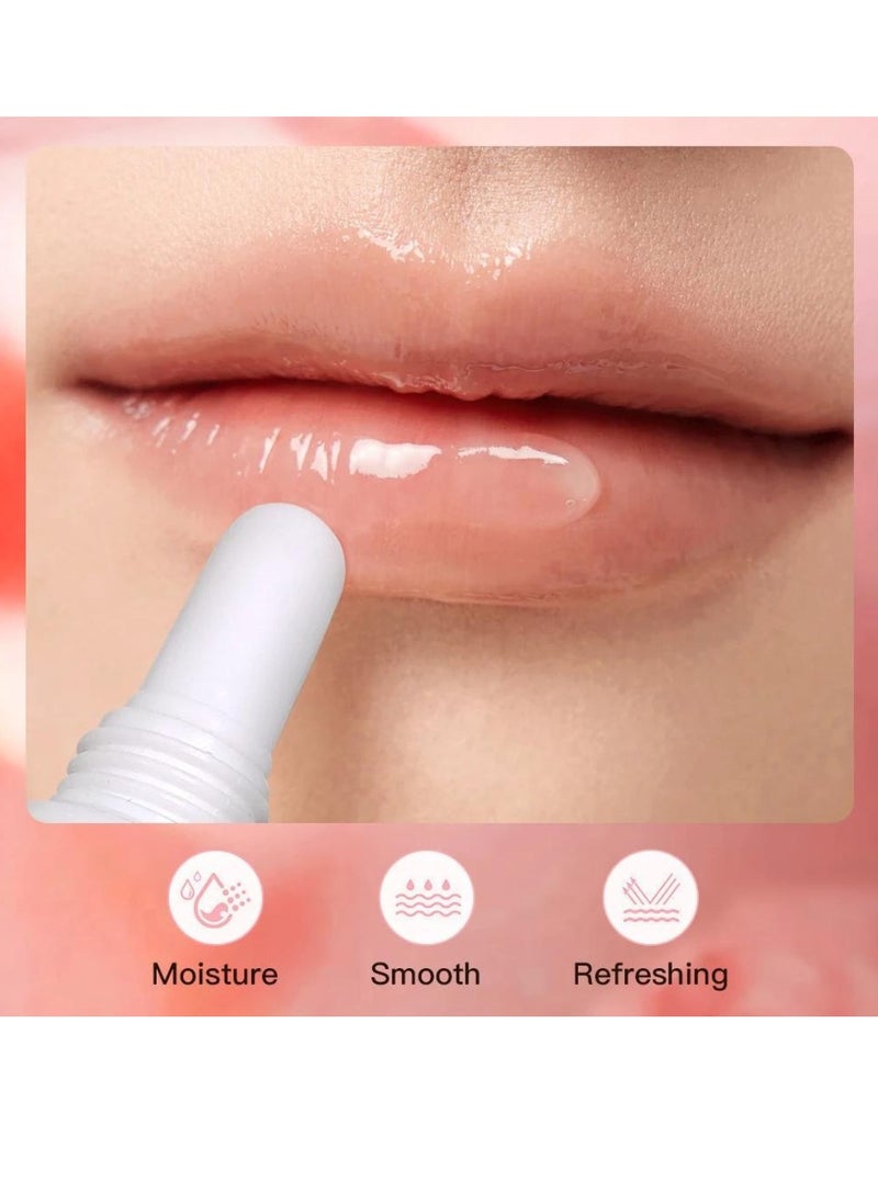 QiBest - Strawberry Lip Balm Lip Glow Balm for Tinted Lip Balm Strawberry Relief Lips Smooth Refreshing Moisturizing and Glossy Lip Plumper Gloss Lip Glow Plumping Oil Hydrating Lip Balm 10g - Image 1