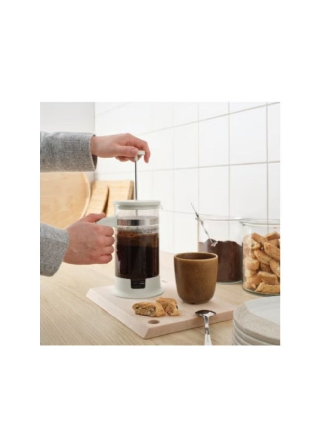 UPPHETTA Coffee/Tea Maker – Classic French Press (1 L, Glass & Stainless Steel) - Image 4