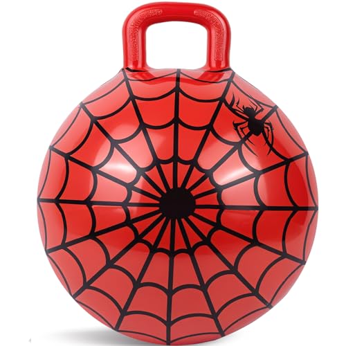 CZBRO Spider Hopper Ball 15Inch Bouncy Balls for Kids Games Parties Inflatable Jumping Toys for Boy Toys Girls Toys - Image 1