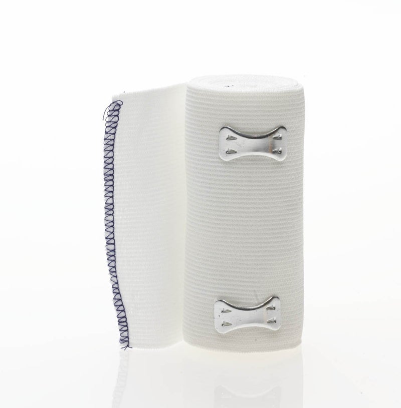 Medline Non-Sterile Sure-Wrap White Elastic Bandage, 4" x 5 yd., Ideal for Wound Care, Pack of 1