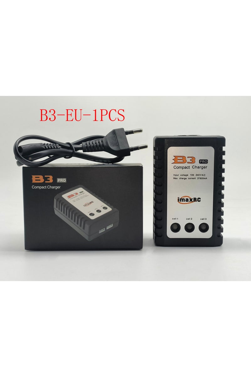 شاحن بطاريات ليثيوم بوليمر B3 Pro UK/US/EU بجهد 7.4 فولت و11.1 فولت، يدعم خلايا 2 و3 خلايا، مناسب لسيارات التحكم عن بعد (RC) وسيارات AEG وAi