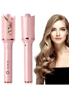 XiuWoo Automatic Hair Curler,Automatic Curling Iron Wand,Ceramic Rotating Barrel Curling Iron,Anti- Hot and Anti- Stuck Hair,Auto Shut-Off, Fast Heating Spin Iron for Long Short Hair Styling  - Image 1