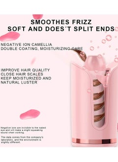 XiuWoo Automatic Hair Curler,Automatic Curling Iron Wand,Ceramic Rotating Barrel Curling Iron,Anti- Hot and Anti- Stuck Hair,Auto Shut-Off, Fast Heating Spin Iron for Long Short Hair Styling  - Image 4
