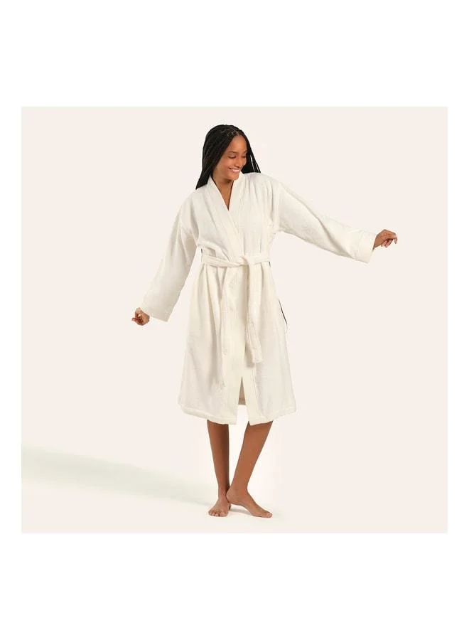 Zsa Zsa Zsu  Solid Sand Color Bathrobe.  | Best Price UAE