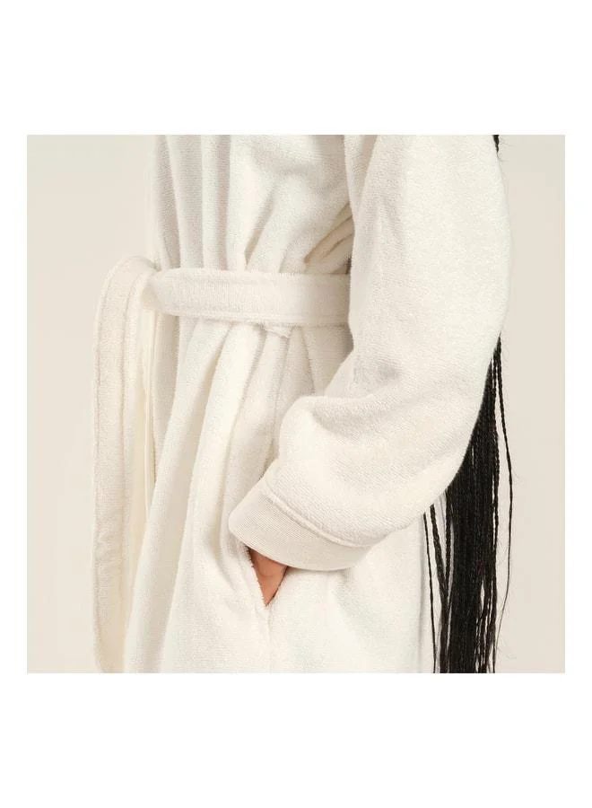 Zsa Zsa Zsu  Solid Sand Color Bathrobe.  | Best Price UAE