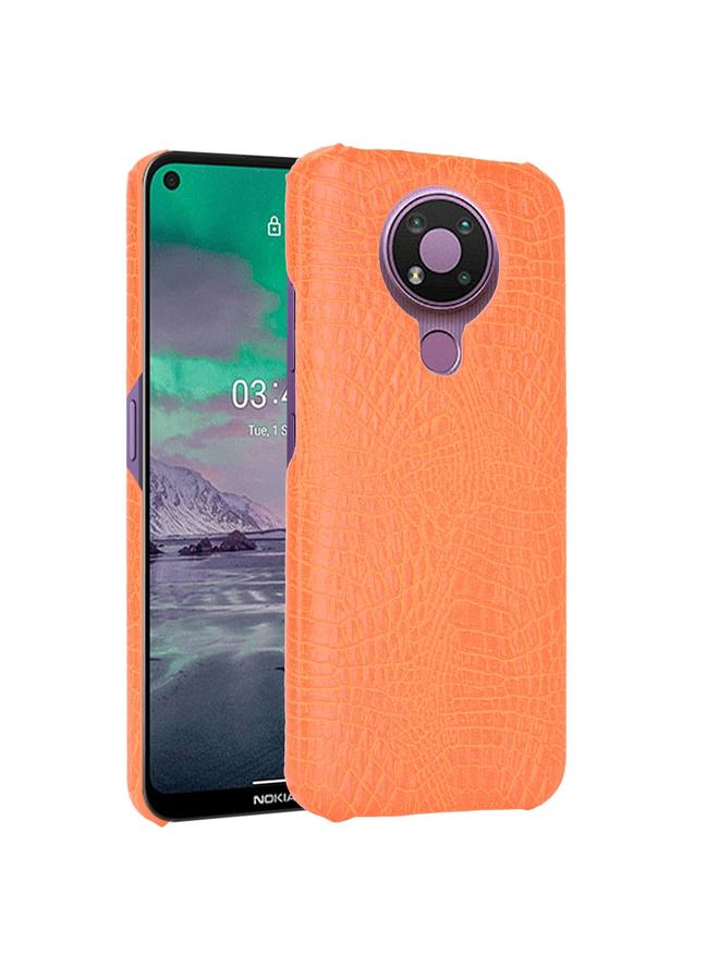 erorex Case For Nokia 3.4 Shockproof Crocodile Texture PC + PU Case - Image 1