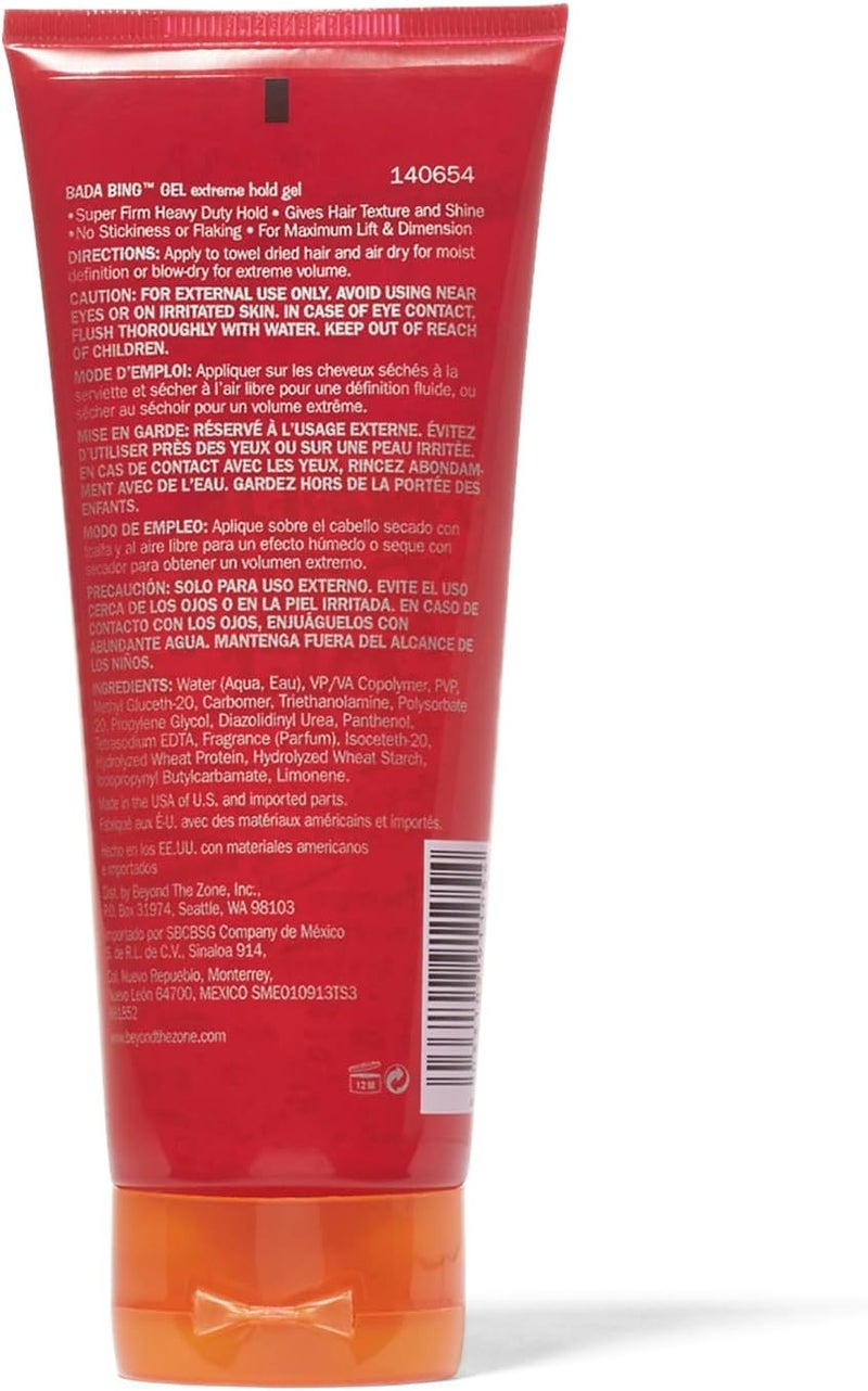 Beyond The Zone Bada Bing Extreme Hold Gel, 7oz - Super Hold Hair Styling Gel - Image 2