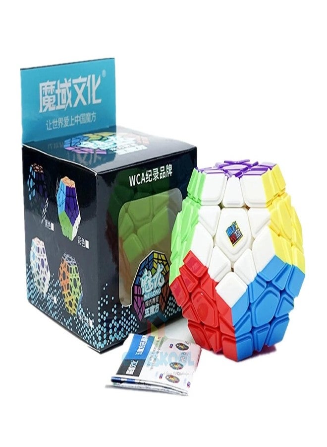 مكعب السرعة ميجامينكس من كيوبسكوول بدون ملصقات - لغز ذو اثني عشر وجهًا سلس الدوران وغير مغناطيسي للأطفال والكبار | لعبة ذهنية متقدمة لتدريب المنطق والتركيز وتخفيف التوتر - Image 3