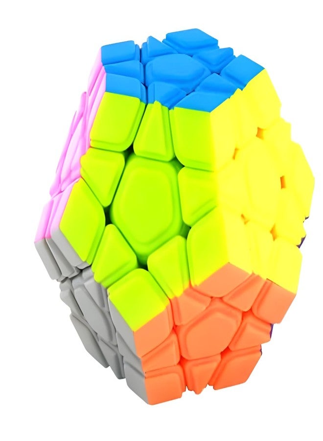 مكعب السرعة ميجامينكس من كيوبسكوول بدون ملصقات - لغز ذو اثني عشر وجهًا سلس الدوران وغير مغناطيسي للأطفال والكبار | لعبة ذهنية متقدمة لتدريب المنطق والتركيز وتخفيف التوتر - Image 1