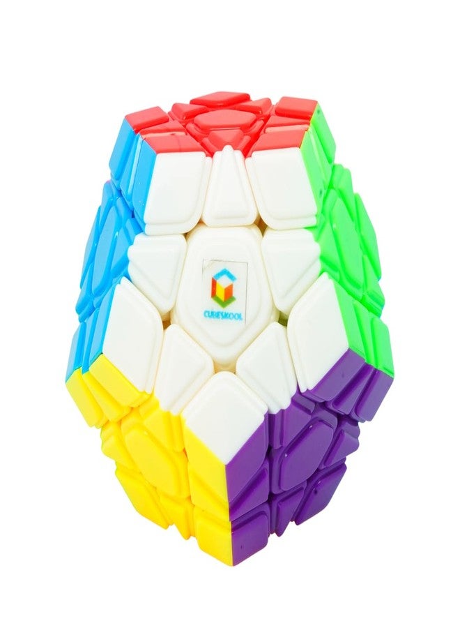 مكعب السرعة ميجامينكس من كيوبسكوول بدون ملصقات - لغز ذو اثني عشر وجهًا سلس الدوران وغير مغناطيسي للأطفال والكبار | لعبة ذهنية متقدمة لتدريب المنطق والتركيز وتخفيف التوتر - Image 4