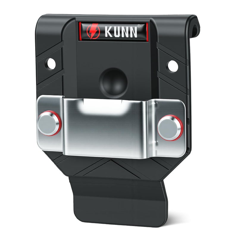 KUNN Tape Measure Holder for Belt Universal Clip Fits Wide 2.7" Belts Low Profile Holster for Construction and DIY - Image 1