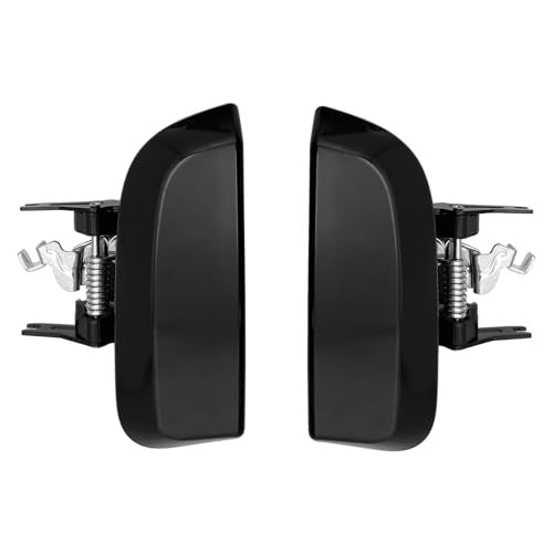 Cheriezing Prime Black Exterior Door Handle Rear Left Rear Right Compatible with Select Nissan Models 20052012 Pathfinder Replace 82607EA502 82606EA502 Set of 2 - Image 1