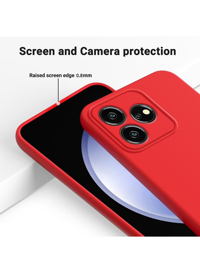 erorex Case For ZTE Blade V50 Design 4G Pure Color Liquid Silicone Shockproof Phone Case - Image 5