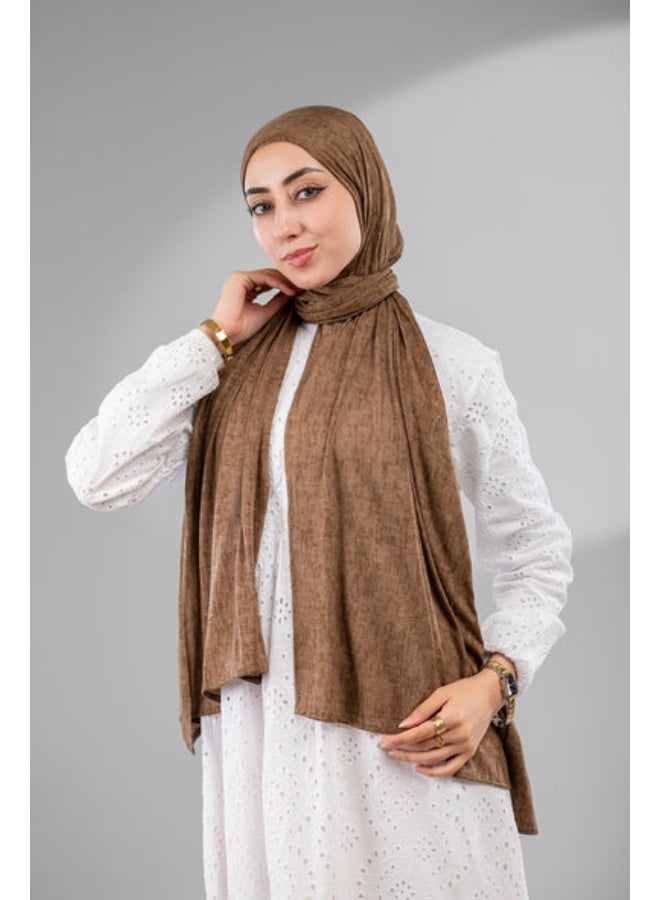 طرحة جيل لايكرا تايلاندي جيل راقية - بني