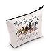 LEVLO Horse Cosmetic Make Up Bag Gift For Horse Lover GodÃ‚Â SaysÃ‚Â YouÃ‚Â Are UniqueÃ‚Â SpecialÃ‚Â Lovely Chosen - Image 2