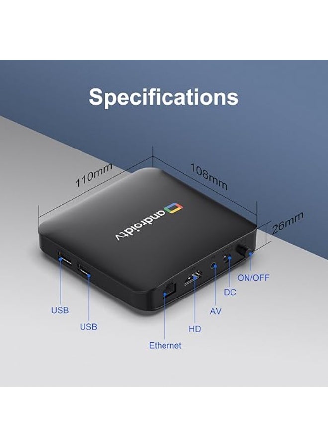 H96 Max Android 14 TV Box, Amlogic S905L3 Quad-Core 4K Media Player, Dual-Band WiFi, Bluetooth 5.0 Smart Set-Top Box with Voice Remote Control - Image 2