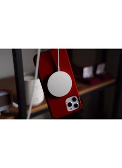 Wtech Soft Liquid Silicone Case Cover For Apple iPhone 15 Pro 2023 Maroon  - Image 5