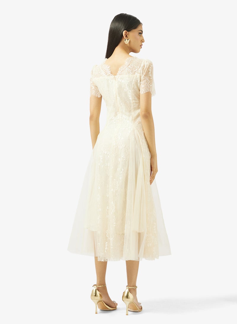 Khizana Lace A-line Dress - Image 2