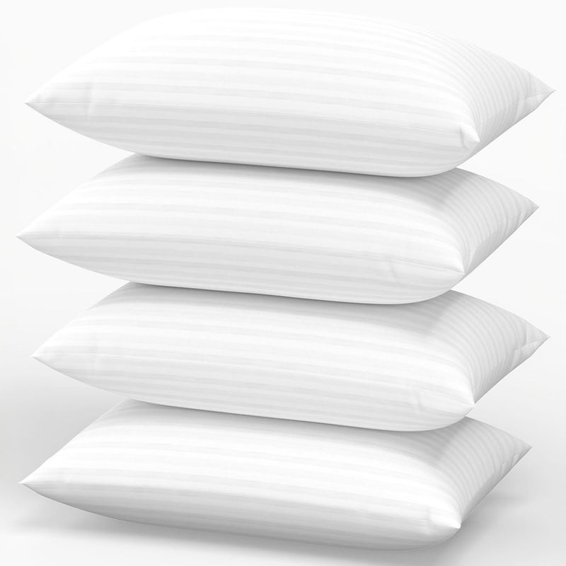 PumPum Soft & Supportive Microfiber Bed Pillows for Sleeping - King Size, Hypoallergenic, Washable - Pack of 4 (16x24 Inch) - Image 1