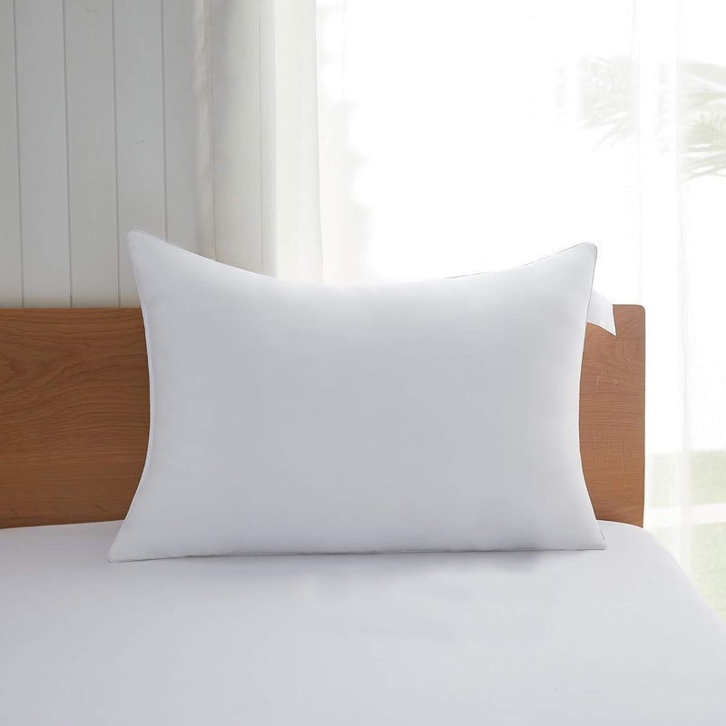 PumPum Soft & Supportive Microfiber Bed Pillows for Sleeping - King Size, Hypoallergenic, Washable - Pack of 4 (16x24 Inch) - Image 3