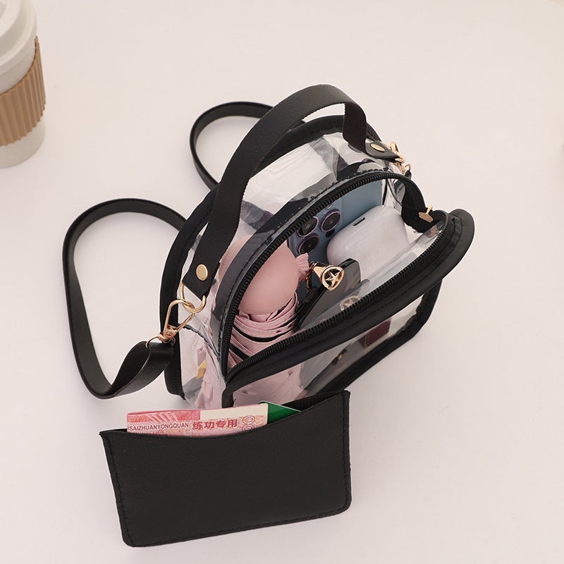 Women's PVC Crossbody Jelly Bag - Image 3