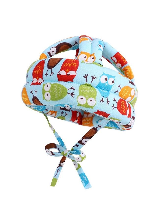 Liltoes Baby Head Protector For Safety Of Kids 6M To 3 Years Baby Safety Helmet With Proper Air Ventilation & Corner Guard Protection (Owl Print Colour) - Image 2