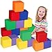 UHAPPYEE Foam Blocks for Toddlers 18 PCS 55 inch Foam Soft Cubes for Kids Colourful Building Blocks Stacking Block Sets Throwing Toys - Image 2