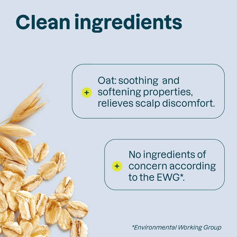 ATTITUDE Hair Shampoo for Sensitive Dry Scalp, EWG Verified, Soothing Oat, For Thin Hair, Naturally Derived Ingredients, Vegan and Plant-Based, Volume and Shine, Unscented, 16 Fl Oz - Image 3