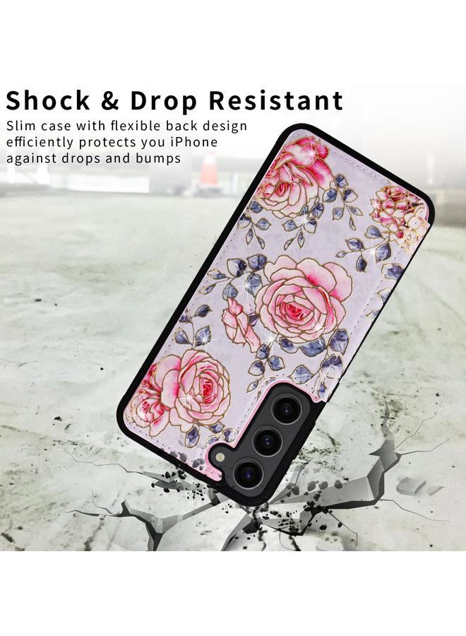 اس-توب جراب لهاتف Samsung Galaxy S23+ 5G مطبوع بمشبك مزدوج RFID مضاد للسرقة - Image 5