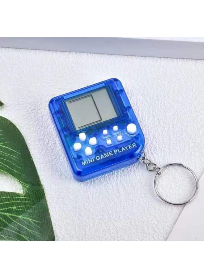 Children's Mini Tetris Game Toy Electronic Puzzle Game Internet Red Decompression Gadget Keychain-Color:Macaroon Orange - Image 5
