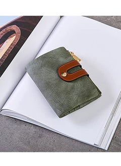 Wallet, Women's Rfid Small Bifold Leather Wallet Ladies Mini Zipper Coin Purse id card Pocket, Slim Compact Thin (Green) - pzsku/ZB544A9E459864441E09FZ/45/_/1733388221/ca532922-8391-447f-ba00-0af225c951d2