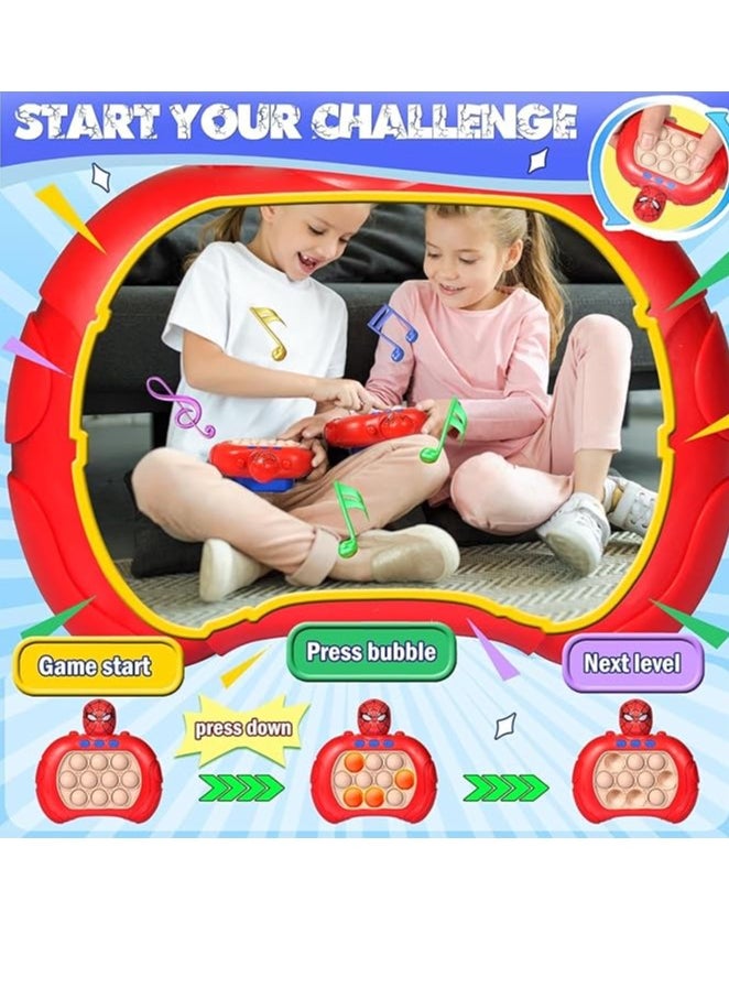 Kaimirui Pop It Electronic Toy, Quick Push Bubbles Game Console, Speed Push Game Fidget Toys, Pop It Fidget Toy, Game Machine For Kids Suitable To Relieve Stress For Children And Adults