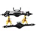 Pothyes Aluminum Front Rear Straight Axle Kit for 110 Axial SCX10 II Deadbolt 90046 90047 Element Enduro RC Crawler Car Hops Up Modified Upgrade Part Black - Image 4