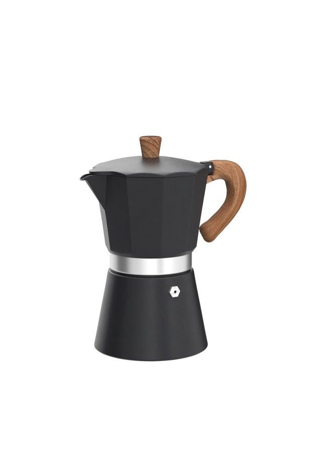 AIFUSI (6 CUP (300ml/10 OZ)) - Moka Pot, 6 Cup Stovetop Espresso Maker - 296ml Manual Cuban Coffee Percolator Machine Premium Aluminium Moka Italian Espresso Greca Coffee Maker Brewer Percolator - Image 4