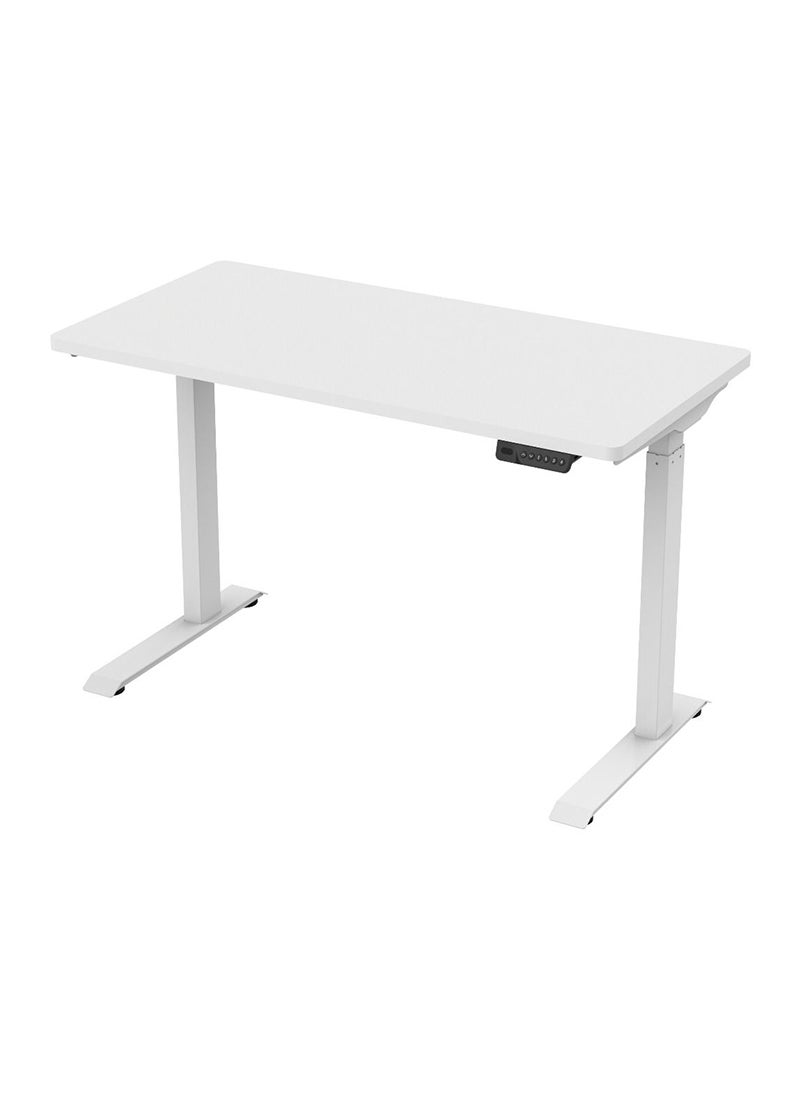 Flexispot - Flexispot Electric Height Adjustable Standing Desk, 48 x 24 Inches Sit Stand Up Computer Desk Workstation for Home Office White Frame White Desktop - Image 1