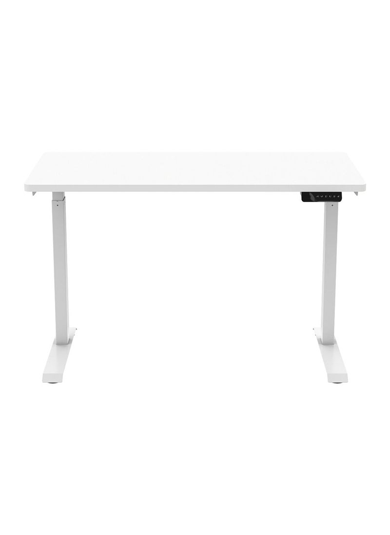 Flexispot - Flexispot Electric Height Adjustable Standing Desk, 48 x 24 Inches Sit Stand Up Computer Desk Workstation for Home Office White Frame White Desktop - Image 1