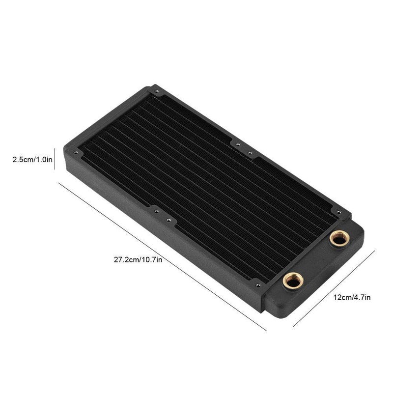 240mm Copper Water Cooling Radiator Computer Liquid Heat Exchanger Heat Sink 9.4 Inches - Image 5