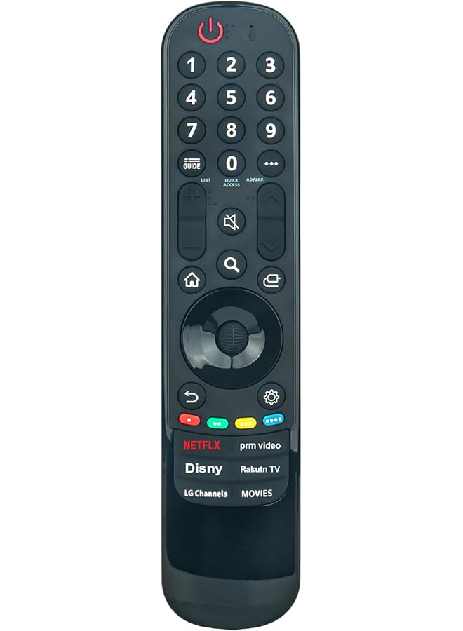 The Bros MR23GA AKB76043112 Infrared Replaced Remote Control Fit for LG TV (2023 Model) B3/C3/G3/M3/75/80/UR7800/UR9000 Series TV OLED97M3PUA 43QNED75URA 50QNED75URA 55QNED80URA OLED65G3PUA - Image 1