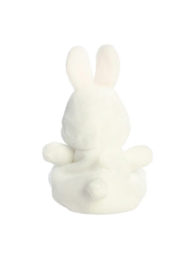 Aurora® Adorable Palm Pals™ Cottontail Bunny Stuffed Animal - Pocket-Sized Play - Collectable Fun - White 5 Inches - Image 4