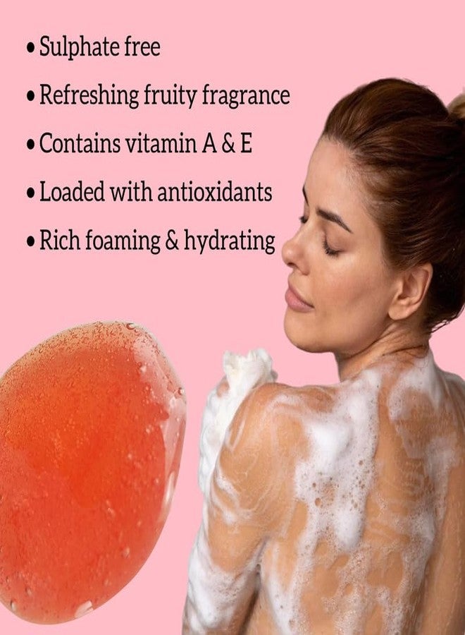 inatur Pomegranate Shower Gel | Refreshing & Rejuvenating Body Wash | Sulfate-Free & Gentle Cleanser | Hydrating & Nourishing | Liquid Shower Gel for Glowing Skin | For All Skin Types | 350ml - Image 4