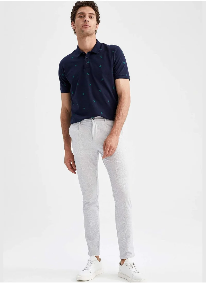 ديفاكتو Tailored Fit Basic Chino Trousers