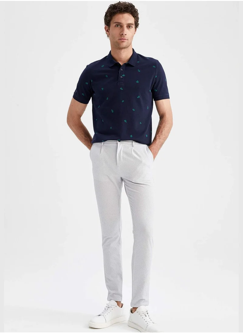 ديفاكتو Tailored Fit Basic Chino Trousers