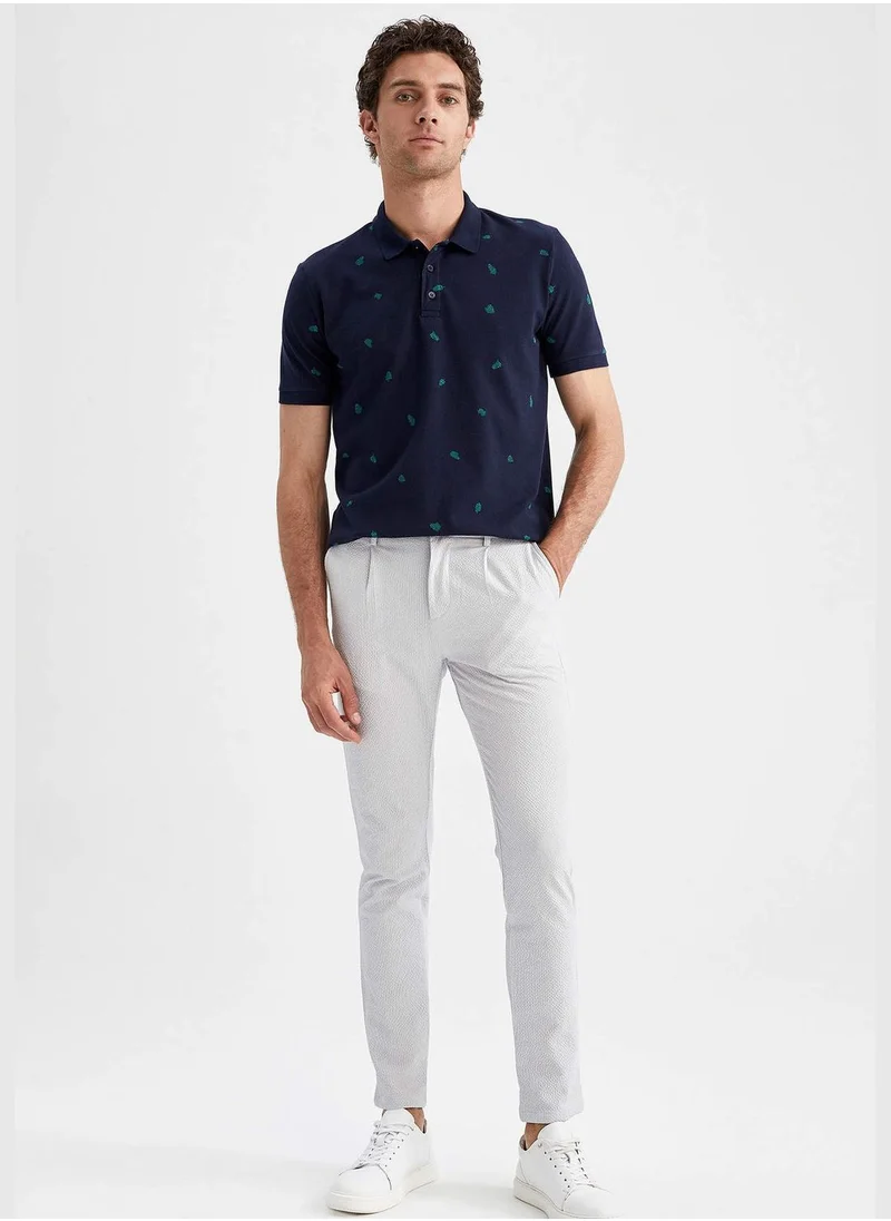 ديفاكتو Tailored Fit Basic Chino Trousers