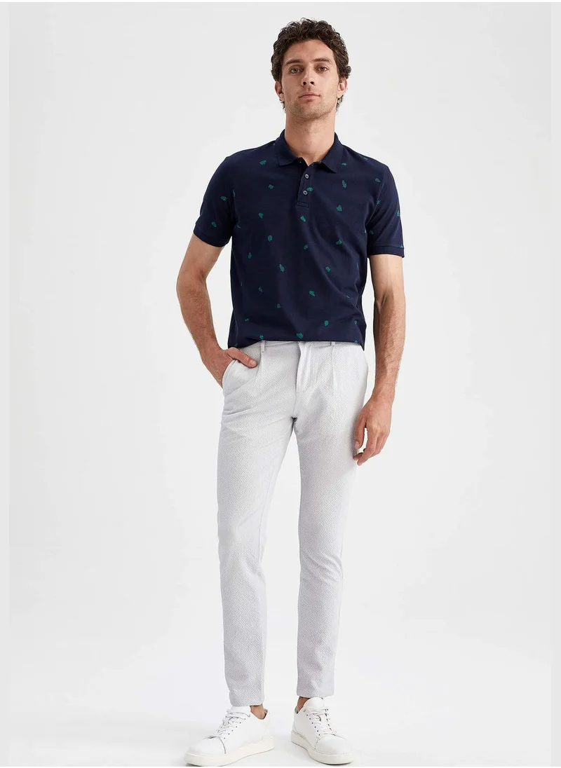 ديفاكتو Tailored Fit Basic Chino Trousers