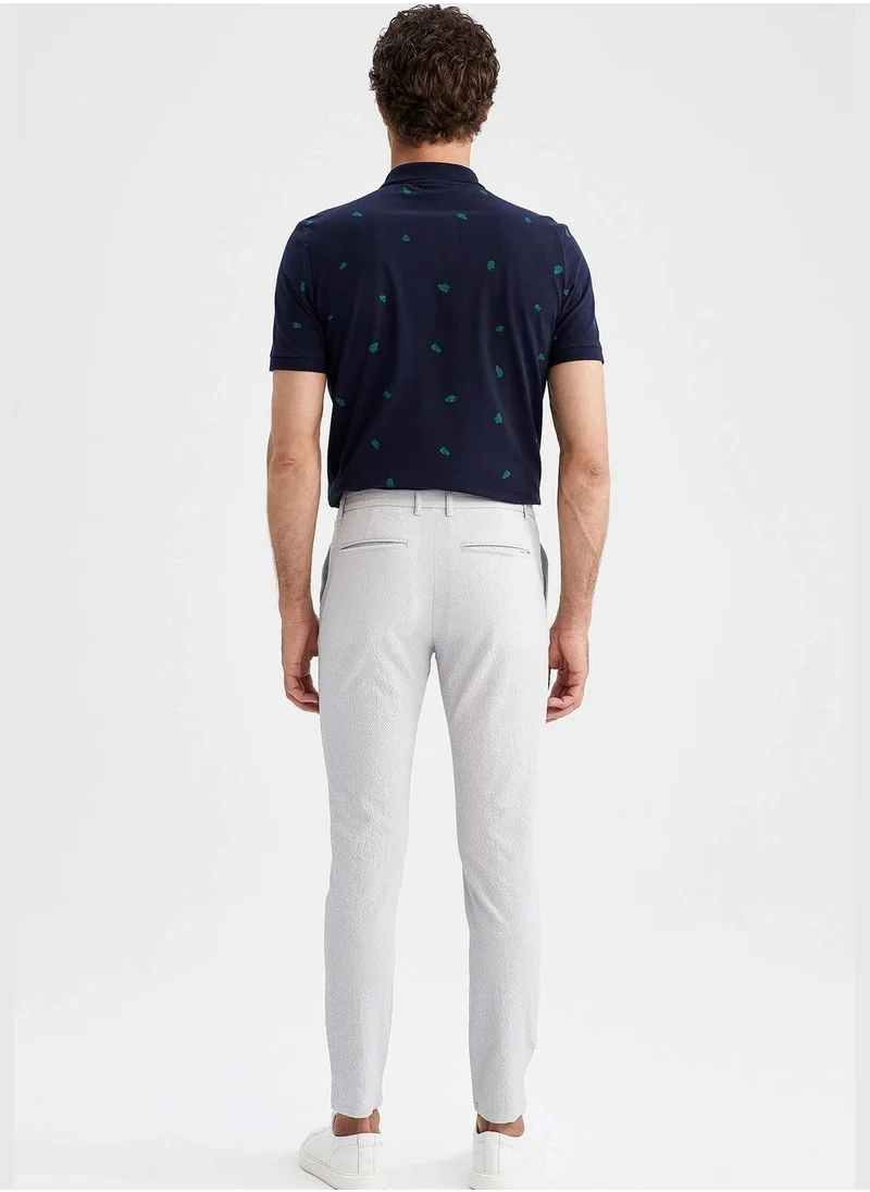 ديفاكتو Tailored Fit Basic Chino Trousers