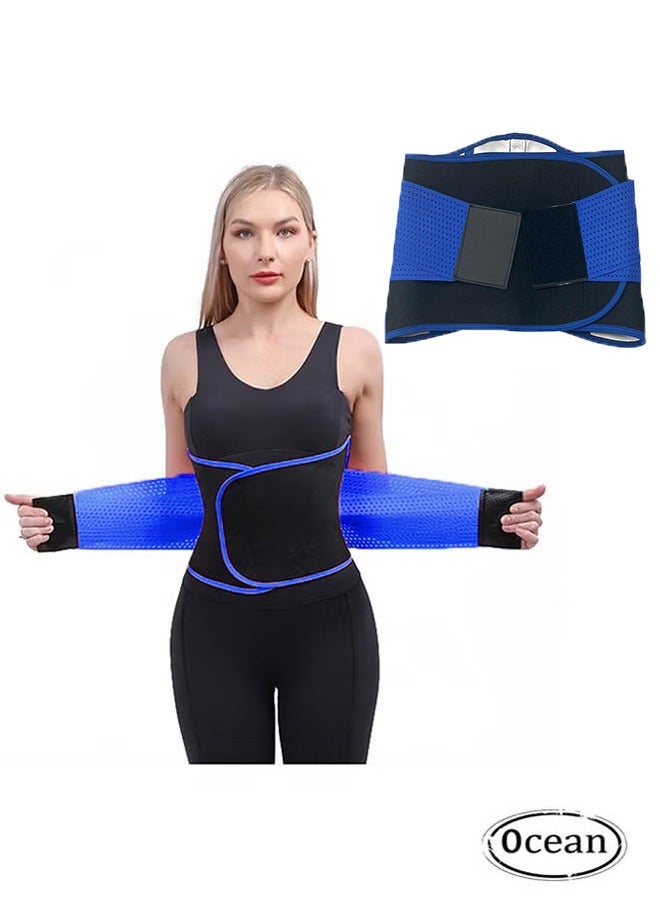 جي أس حزام الخصر التدريب للنساء ، حزام الرياضة ، وتقليم الخصر ساونا تقليم حزام البطن مع سترة الرياضة حزام ، حزام الرياضة مع حزام قابل للتعديل ، حزام التخسيس ( ل ) - Image 1